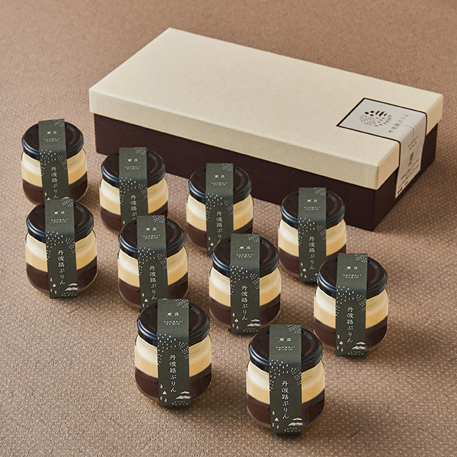 丹波路 「黒豆プリン」 10個入り