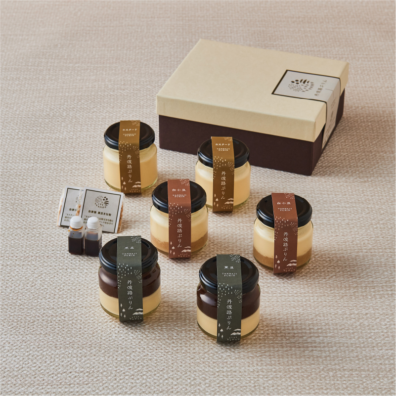 丹波路ぷりん 詰め合わせ 6個入り