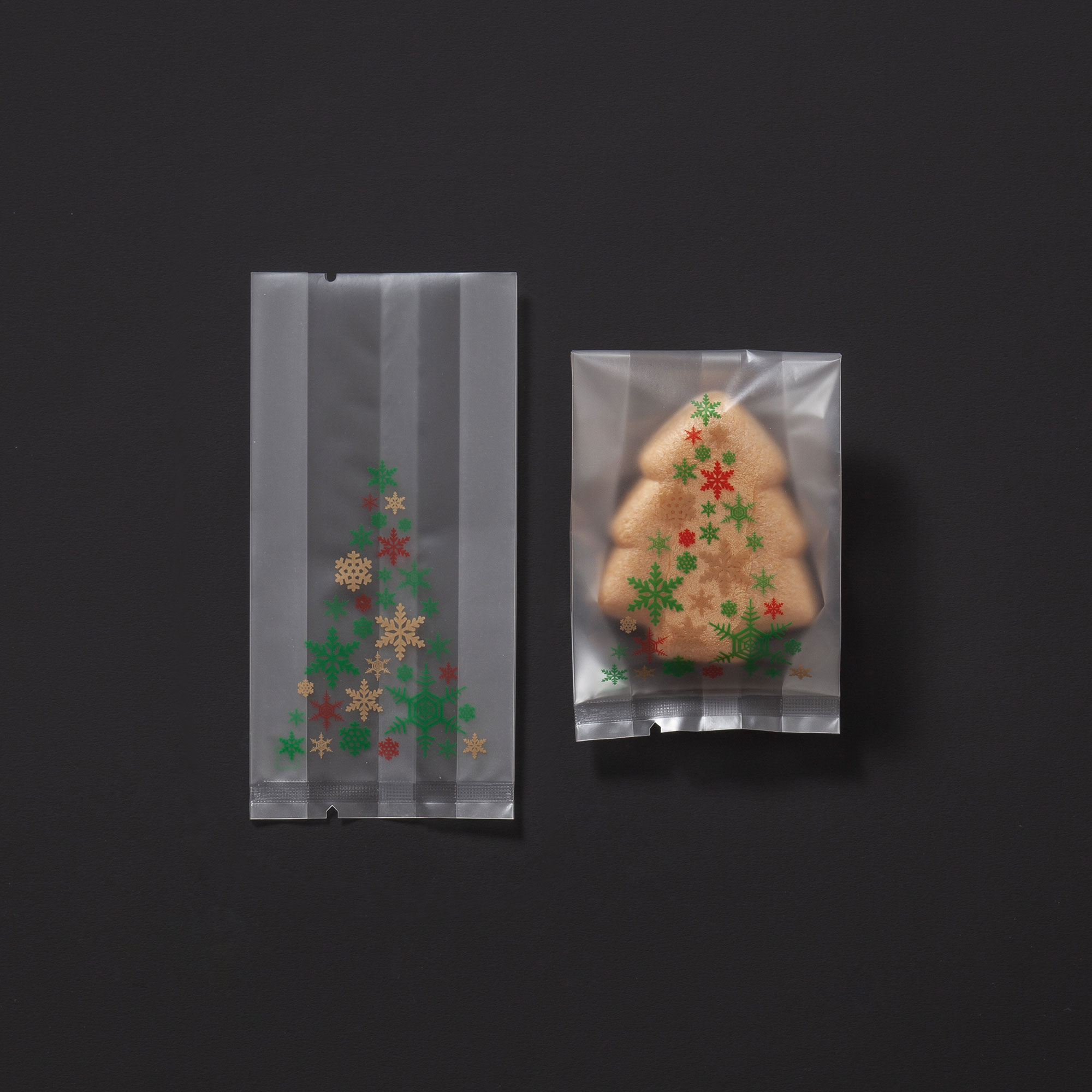 個包装袋117 クリスマスツリー たねらく 最中の皮 最中種 専門通販サイト