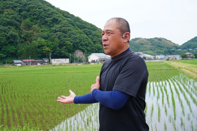 京丹後の生産者　野木源 生産者の野木さん