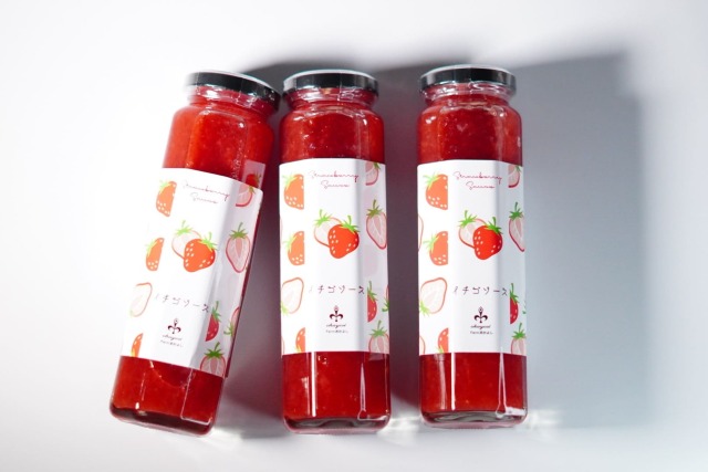 いちごソース（丹後産いちご100％使用）