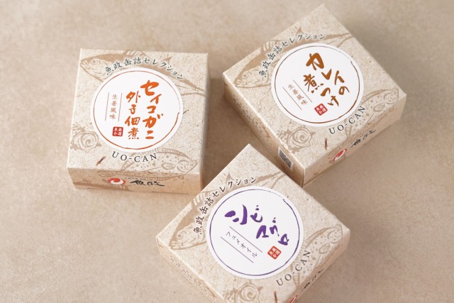 魚政オリジナル缶詰「UO-KAN」