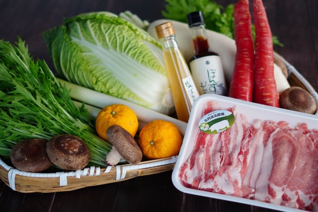 京丹波高原豚と冬野菜のほっこり鍋セット