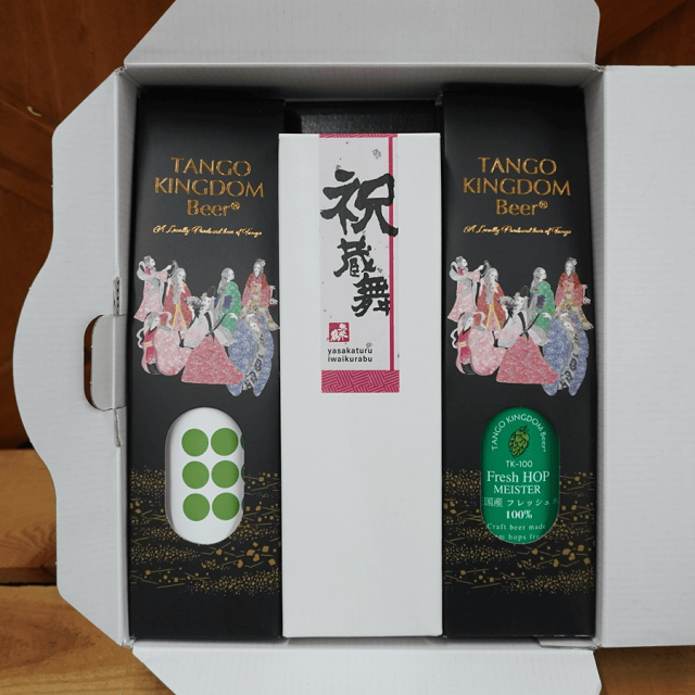 丹後 呑んべえセット 弥栄鶴祝蔵舞 Kyo Tango Shine Beer TK100-Fresh HOP MEISTER