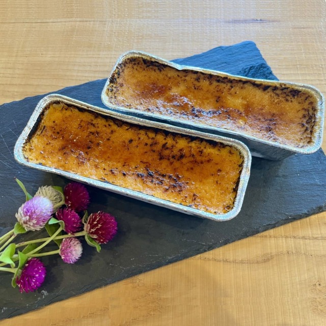 クレームブリュレ(有機苺・有機薩摩芋) てんとうむしばたけ