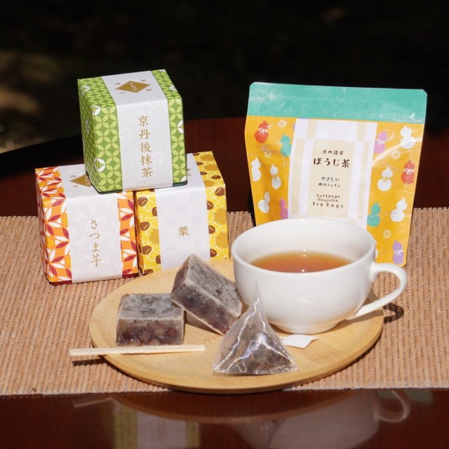 福喜農園のほうじ茶と謹製 京都きんつばの選べるセット