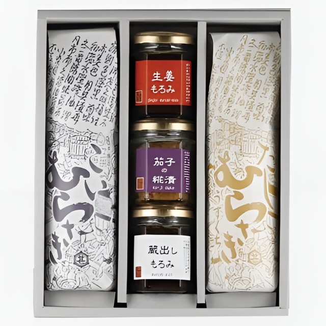 むらさき2本とおかずセット 小野甚