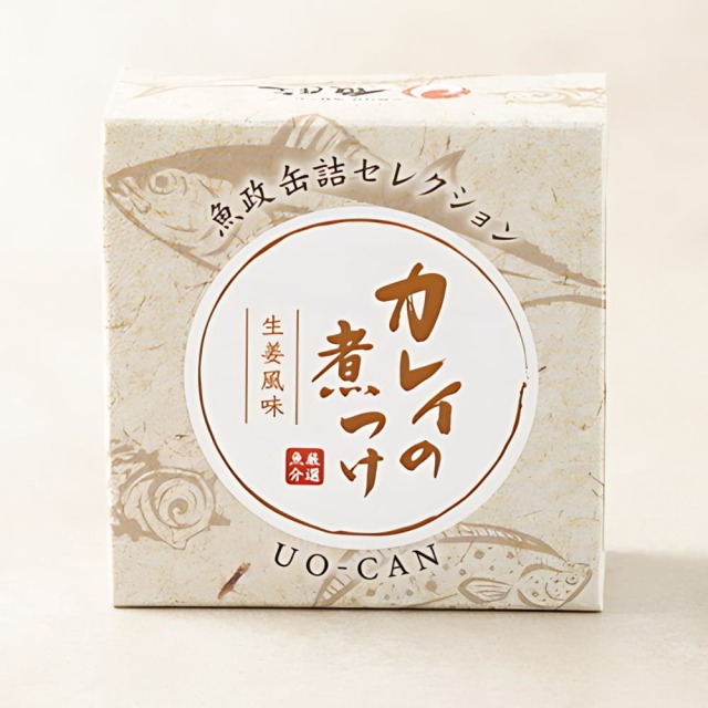 カレイの煮つけ　生姜風味 魚政オリジナル缶詰「UO-KAN」