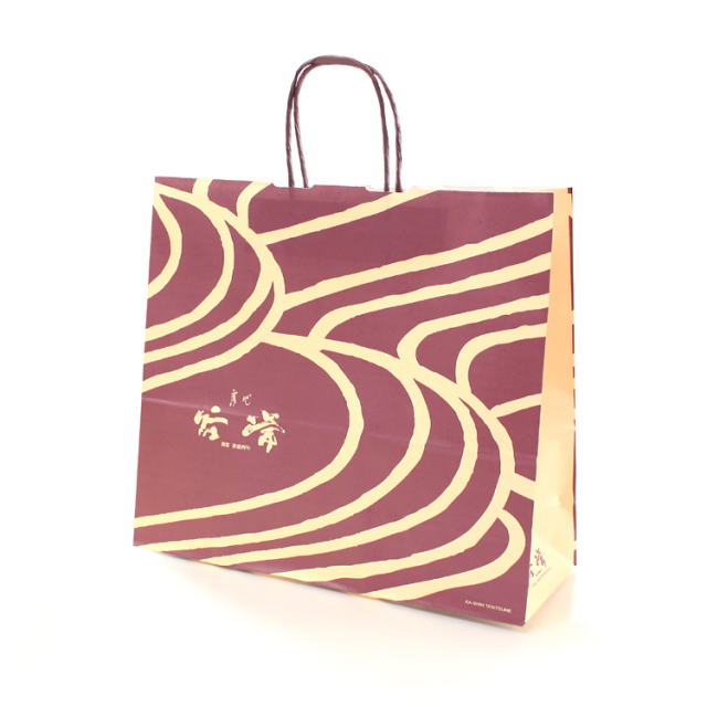 小柄袋、真鍮地に鮎図 小柄袋、真鍮地に鮎図