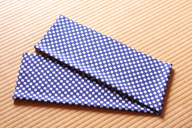 手ぬぐい　市松文様
