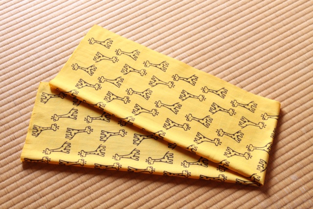 手ぬぐい　キリン