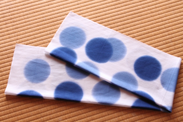 手ぬぐい　ぼかしシャボン玉