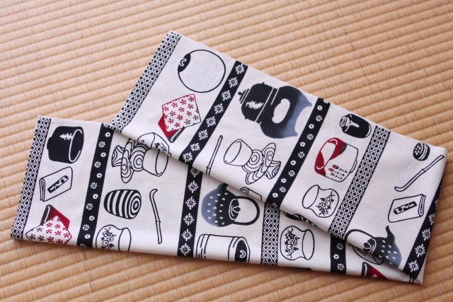 手ぬぐい　茶道具