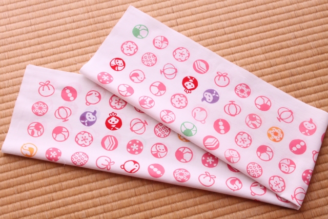 手ぬぐい　ひなあられ