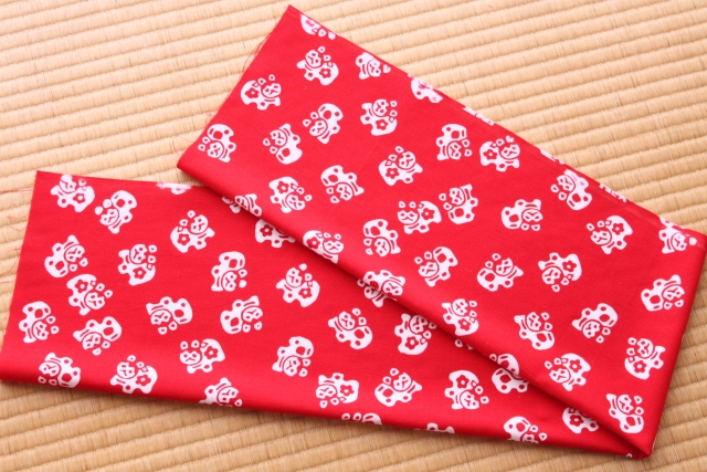 手ぬぐい　犬張子