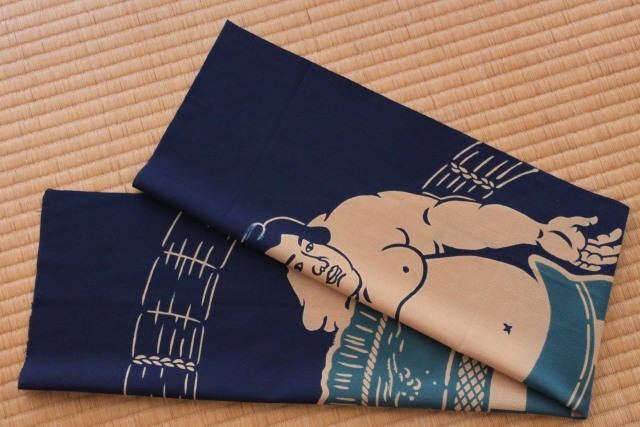 手ぬぐい　土俵入り