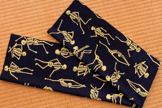 手ぬぐい　ダンスマカブル