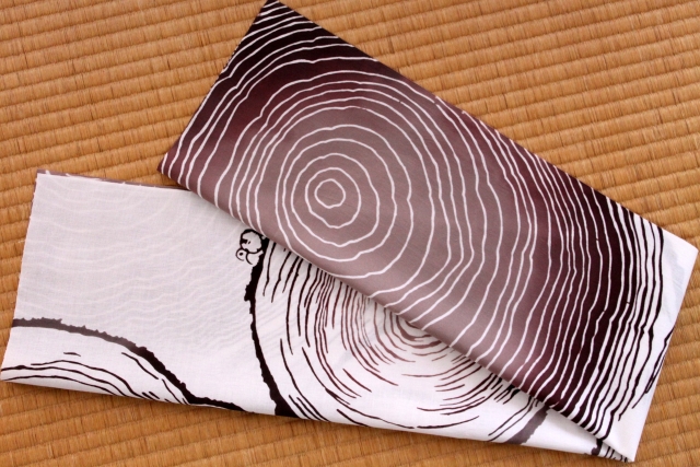 手ぬぐい　年輪