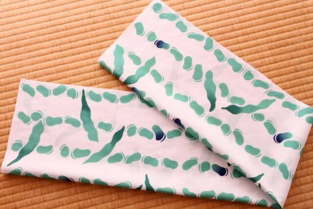 手ぬぐい　そら豆