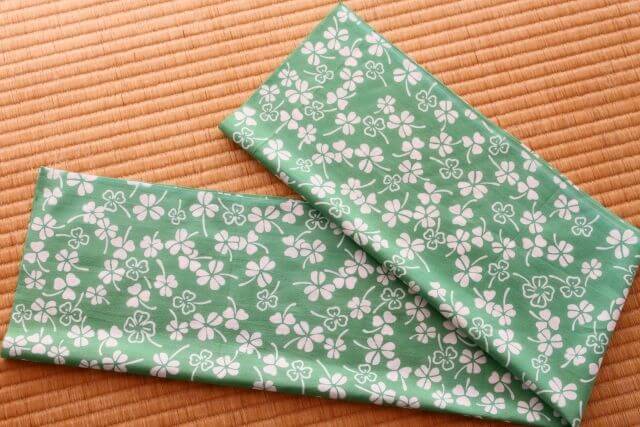 手ぬぐい　クローバー