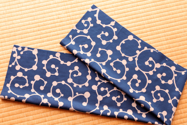 手ぬぐい　蛸唐草