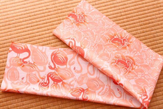 手ぬぐい　フラミンゴ