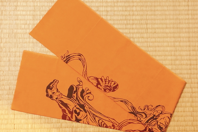 手ぬぐい　仁王像