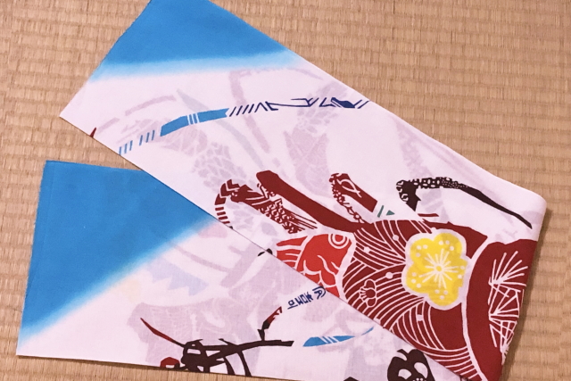 手ぬぐい　飾り海老