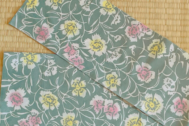 手ぬぐい　なでしこ（ブルーグレー）