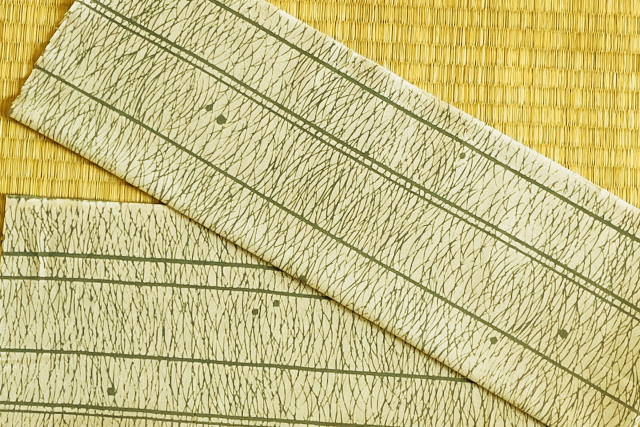 匠の技手ぬぐい　露芝に蛍