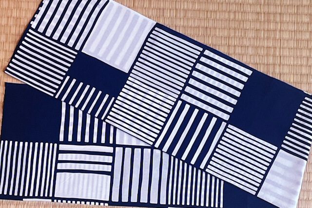 手ぬぐい　籬合わせ