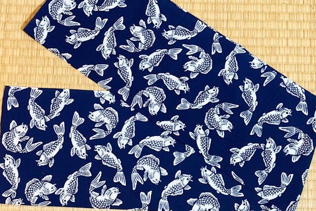 匠の技手ぬぐい　鯉づくし