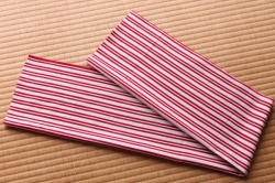 手ぬぐい　金通縞