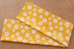 手ぬぐい　なでしこ（黄）