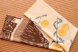 手ぬぐい　ゆず
