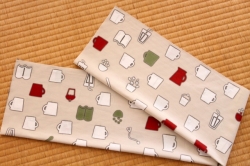 手ぬぐい　カフェ