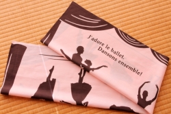 手ぬぐい　バレリーナ