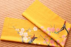 手ぬぐい　紅白梅