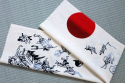 手ぬぐい　百鬼夜行