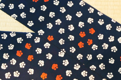 手ぬぐい　梅ちらし（紺）