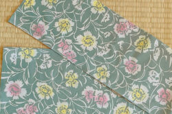 手ぬぐい　なでしこ（ブルーグレー）