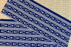 手ぬぐい　三つ大縞（紺）