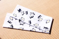 手ぬぐい　ペンギン