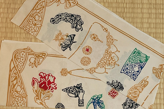 手ぬぐい アンティークジュエリー 日本製にこだわった通販・販売 たの