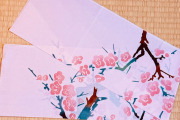手ぬぐい　紅梅