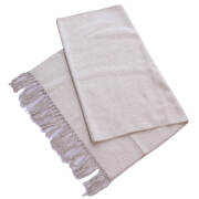 【送料無料】結城紬のショール　育てるショール　無地