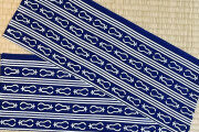 手ぬぐい　三つ大縞（紺）