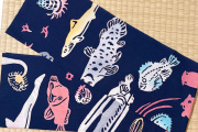 手ぬぐい　深海生物