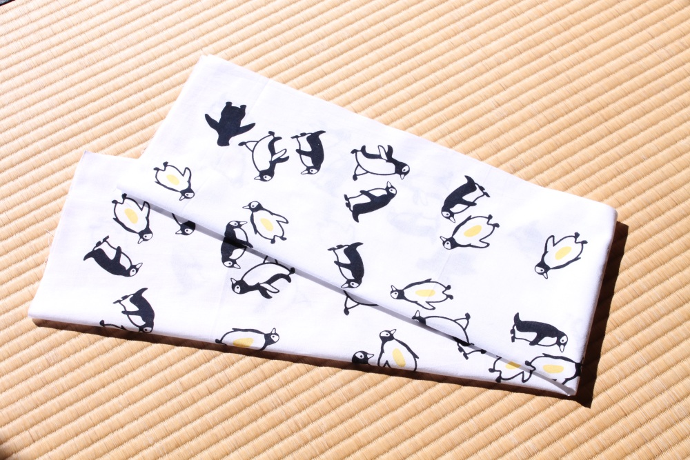手ぬぐい　ペンギン