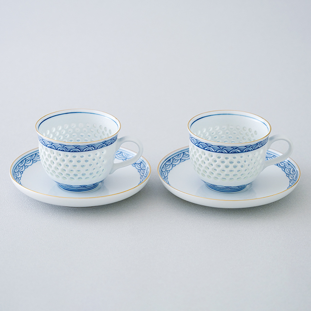 水晶彫の丹心窯　丹心窯　水晶彫　波佐見　アウトレット　福袋　青海波